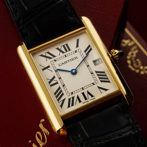 womens cartier tank watch|original cartier tank watch.